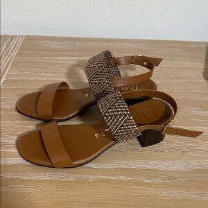 Italian Shoemakers Brown and Tan Sandals